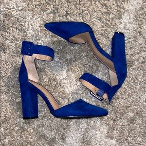 Royal blue heels